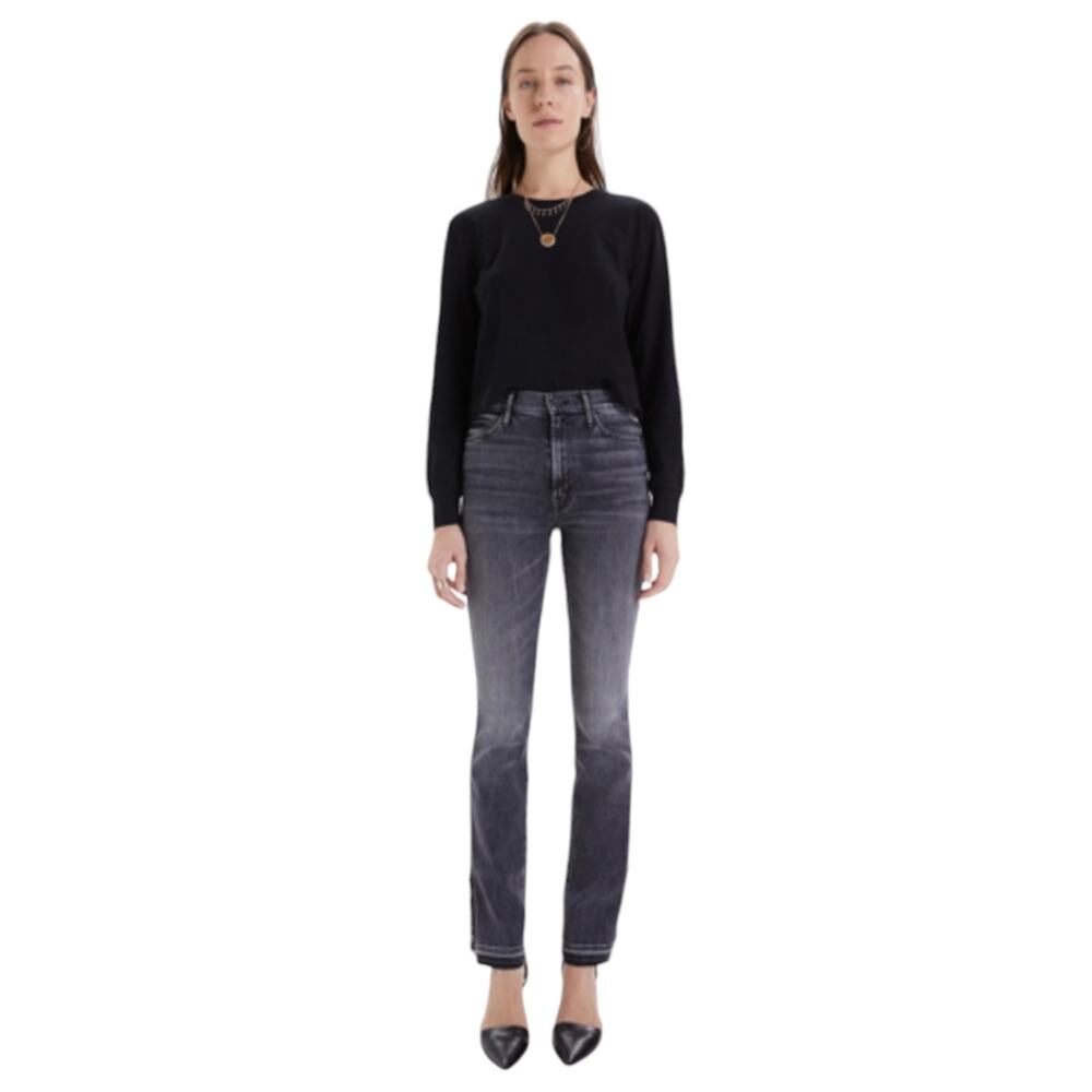 Mother High Waisted Rascal Slice Hem Jeans 28